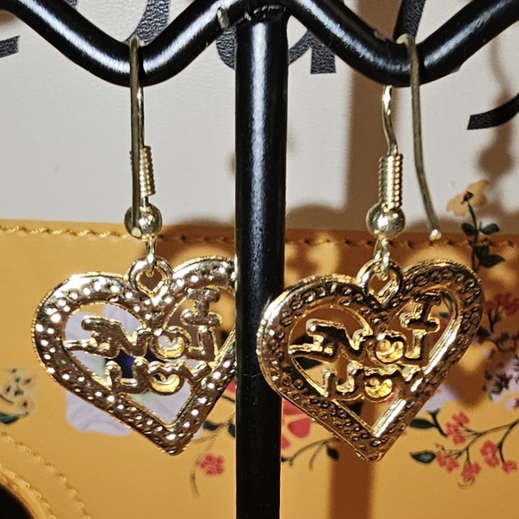 I love you Earings - Pick 1 Set - Handmade - New - Picture 2 of 2